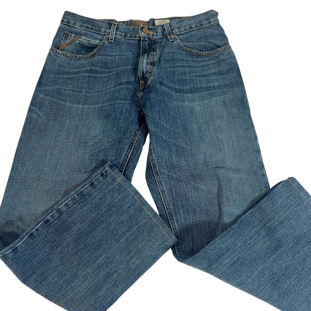 ARIAT‎ M2 Men's Jeans Loop Lock Straight Leg Blue Denim 100% Cotton 32 29